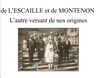 Couverture du livre de l escaille et de montenon pour le site album de vie 1